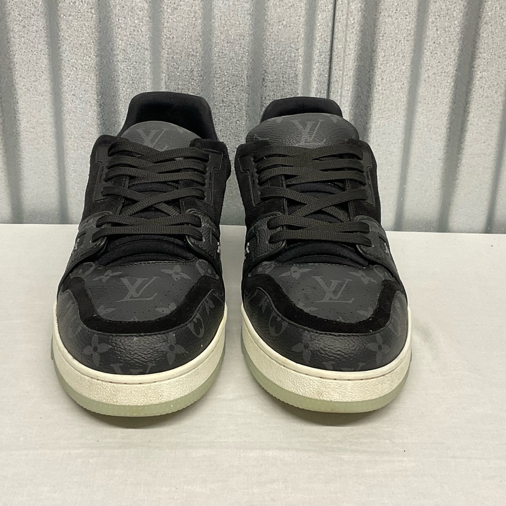 Louis Vuitton Black and Gray Sneakers